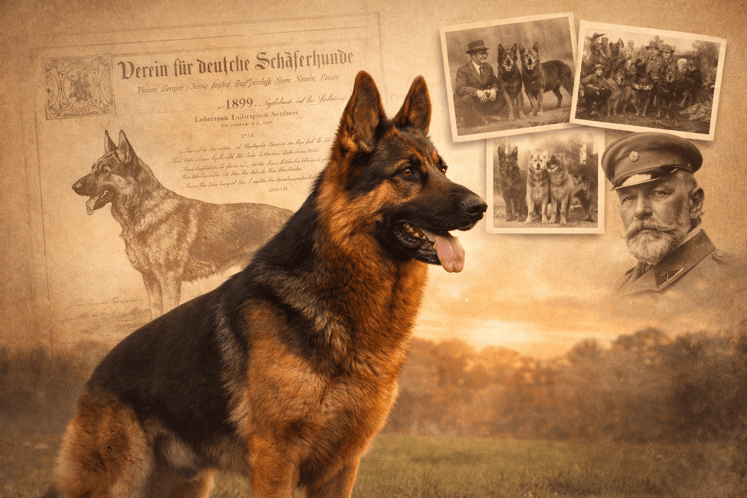 Líneas y evolución del Pastor Alemán
